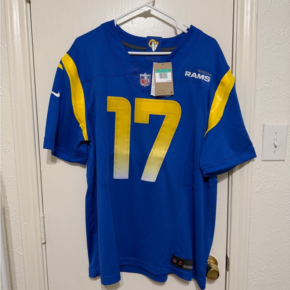 LA Rams Nacua Nike Blue NFL Jersey